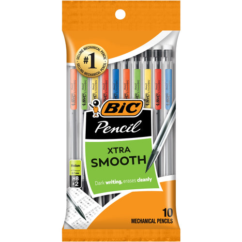 (2 pack) BIC Xtra Smooth Mechanical Pencil, 0.7 mm, 10 Count
