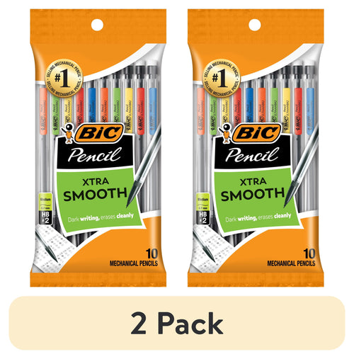 (2 pack) BIC Xtra Smooth Mechanical Pencil, 0.7 mm, 10 Count